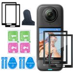 2 Pack Tempered Glass Screen Film Protector for Insta360 X4 Camera Accessories