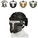 Airsoft Tactical TPE Lens Mask Full Face Protective Sparta Masks For FAST Helmet