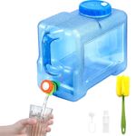 5/12/15/20L Camping Hiking Tap Carry Tank Container Drinking Water Bottle Bucket