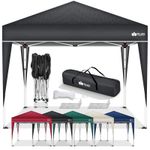 tillvex® gazebo 3x3m waterproof garden tent folding gazebo party tent pop-up tent