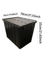 Heavy Duty Plastic Storage Boxes Containers Crates With Lids 150L Extra Large