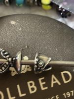 Trollbeads Silver  Fish pendent Beads, 2 Pcs