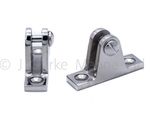 Bimini straight deck hinge mount boat canopy cover tube frame fitting HD