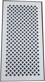  MDF Decorative Radiator Screen. Diamond Pattern 3mm 1215x610mm. 