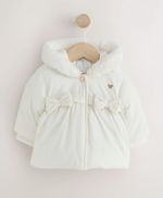 Next Baby Girls/3-6months/hooded/Puffer Coat/zip up/Worn Once/RRP  £23.00