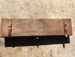 Vintage Canvas and Leather Hard  case shot Gun Case28 Ins Or 30 Ins Barrels