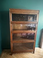 Gunn Antique Oak Barristers Stacking Bookcase Four Sections