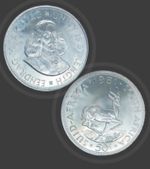 1961 South Africa 50 Cents – Silver (.500) – MS‑64