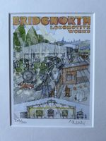 Bridgenorth Locomotive Works Limited Edition Print, Alan Reade, Signed, 205/500