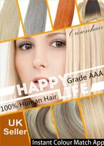 15"-26" 65g,115g-Half/Full Head Human Remy Hair Weaves Extensions-Double Weft