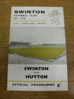 23/01/1971 Rugby League Programme: Swinton v Huyton [Challenge Cup] (Score Noted