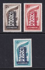 LUXEMBOURG 1956 Europa set of 3 SG 609-611 MNH/** (CV £650)