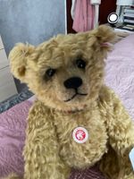 19” Steiff Golden Teddy Bear Mohair W/ Felt Pads Jointed Gabriele NA Exclusive