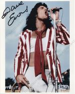 AC/DC Photo DAVE EVANS Singer 1973/4 Can I Sit Next To You Girl Autograph SIGNED