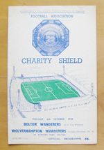 BOLTON WANDERERS v WOLVES Charity Shield 1958 *Exc Condition Football Programme*