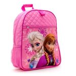 Disney Store Frozen Backpack Pink Anna Elsa artwork For School or Holiday - NEW