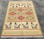 Vintage Traditional Handmade Beautiful Turkish Kilim Floor Rug Carpet 173x121 cm