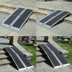 Portable Folding Wheelchair Mobility Scooter Suitcase Access Ramp Aid Disabled