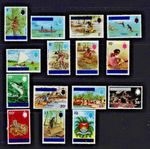 Tuvalu: 1976, Overprints on Gilbert Islands Definitive,  MNH set