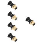 5Pcs Plastic Reusable Wine Gourd Stoppers Airtight Bottle Caps for Beverage
