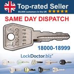 LockDoctor.Biz Steel Office Furniture L&F Desk Pedestal Key Range (18000-18999)