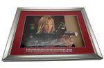 Uma Thurman autograph Quentin Tarantino's 1994 film 'Pulp Fiction' Framed