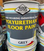 HARD WEARING MID GREY FLOOR PAINT GARAGE FACTORY WAREHOUSE 20 LITRES