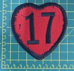 Sex Pistols 17 Heart Logo Woven Sew Or Iron On Patch Officially Licensed Patch