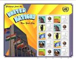 [OOS] UN New York #Mi1154A-Mi1158A MNH M/S 2009 PersonalizedGreetingsNAPEX[991c]