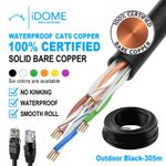 CAT6 RJ45 Ethernet Network High Speed LAN WATERPROOF UTP Cable 305M COPPER COLOR