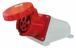 63Amp 5 Pin Red 415V 3P+N+E IP67 Waterproof 3 Phase Socket Plug Appliance Inlet