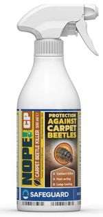 NOPE CP Carpet Beetle Larvae Killer Spray  - Odourless Strong Treatment - 500ml