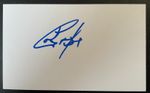 Colin Jackson Signed Autograph White Index Card Glasgow Rangers Football COA