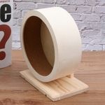 Chinchilla Wheel Large Pet Exercise Portative Wooden Running