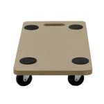 200kg Wheeled Platform Dolly Furniture Transporter Roller Trolley Wooden Board