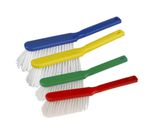 Industrial colour coded hygiene pvc hand brush soft or stiff for dustpan