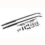 FOR LAND ROVER DISCOVERY SPORT L550 ROOF RAILS BARS FULL LENGTH BLACK FINISH 14+