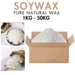 1KG-50KG Soy Wax 100% Pure Candle Making Wax Natural Flakes Clean Burning Soya