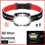 Head Torch Rechargeable LED 2000LM Super Bright Waterproof Headlamp Work Light
