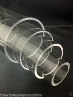 Plastic Acrylic Perspex® Tube 12" Lengths of 8mm - 150mm Extruded PMMA Piping