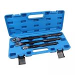 PRO 3 Piece Calibrated Torque Wrench Set 2-230NM 1/4 3/8 1/2" Heavy Duty