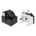 1 Set PTC Refrigerator Starter Relay 22 Ohm 2 Pin and 1/6HP Overload Protector