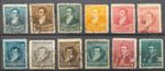 Argentina 1892 Rivadavia, Belgrano & San Martin used stamps 1/2c - 2p values