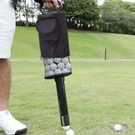 Golf Ball Shag Bag Practice Golf Ball Holder Bag Pick Up Receiver Tube Collector