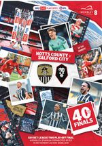 LEAGUE TWO PLAY OFF FINAL  2026 Notts County v Salford  official match programme