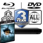 Sony Blu-ray Player UBP-X700K All Zone Free MultiRegion 4K & Black Hawk Down UHD