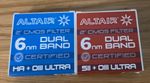 ALTAIR Astrophotography 2" Dual Band 6nm Filters Ha+Oiii and Sii+Oiii NEW