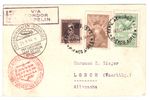 GRAF ZEPPELIN Air ARGENTINA Card 1934 CONDOR B. Aires GERMANY Lorch KZ458