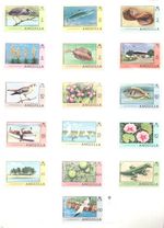 Rare  1977-78 Anguilla Sc# 275-90 - Island Thematic Scenes & Wildlife - MH Cv$34