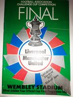 Manchester United  FA Cup Final Programme 1977 WEMBLEY 21st May 